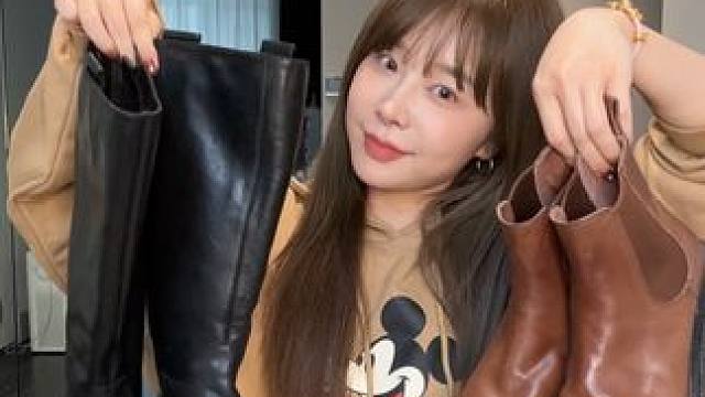 购物分享秋冬不知道买什么鞋子的看这里#开箱  #靴子 #MC女鞋 #marieclaire女鞋 #秋