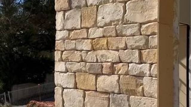 使用砂浆制作人造石材 #是时候展现真正的技术了 #dou来休息一下 #施工现场实拍