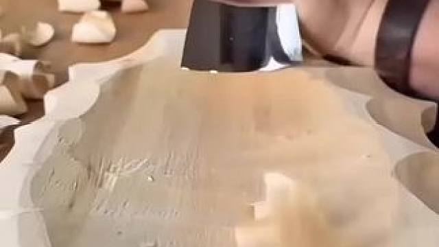 削木头的声音太舒服了 #是时候展现真正的技术了 #dou来休息一下