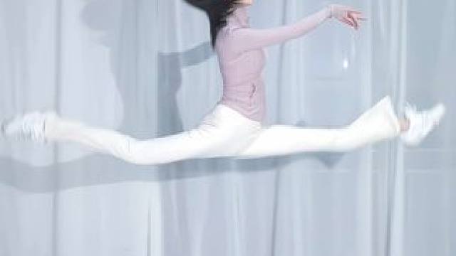 没有感情 全是技巧#舞蹈生#一字马#大长腿