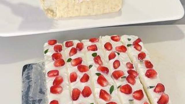 生椰豆乳燕麦慕斯蛋糕！157大卡！三重口感 #谁不爱这口糯叽叽呢 #沉浸式 #甜品治愈一切 #治愈系