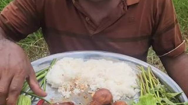 东南亚乡村美食 #原始美味 #舌尖上的美食 #我的乡村生活 #乡村新农人