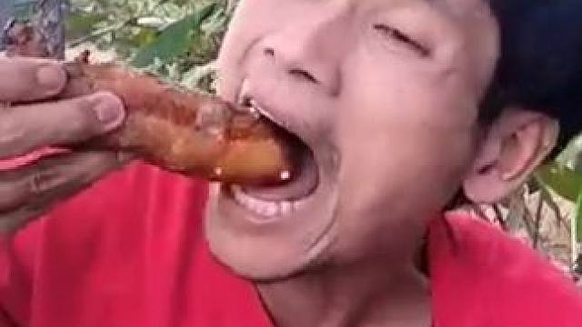 大肥肉一口一嘴油#妈呀太香了 #美食搬运工