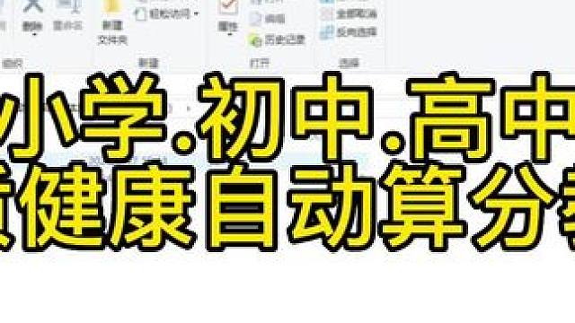 小学初中高中体质健康测试