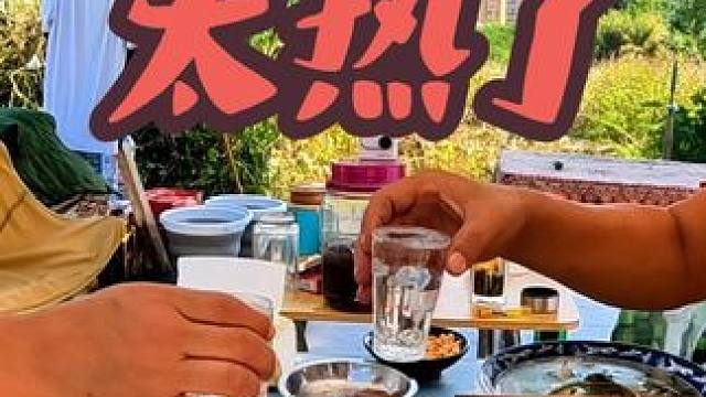 河南大哥做河南菜，沙大厨吃的是汗流浃背，绝了#户外露营 #自驾游