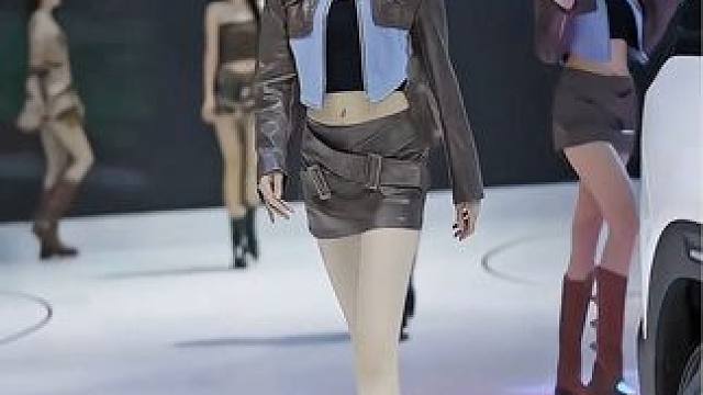 这是你的梦中车模小姐姐吗？#大长腿 #路人视角 #街拍美女