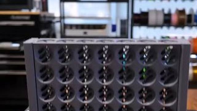 打印了一套四子棋~~ #3d打印  #玩个很新的东西  #解压