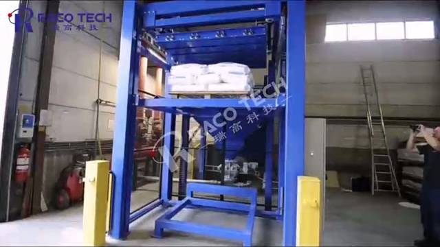 逐层拆包机助力薄膜行业快速拆包投料