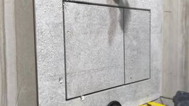 陶瓷花岗岩制作按钮开关设计。 #制作过程 #施工工艺 #解压视频 #技术分享 #贴砖工艺