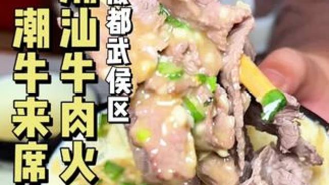 当一个地道的老成都人，爱上了地道的潮汕牛肉，是一种什么样的感觉#潮汕牛肉火锅 #潮汕牛肉 #潮汕美食