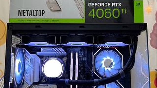 I5 12600KF➕4060TI七千预算黑白游戏海景房 #diy电脑 上海买电脑，DIY电脑，实体