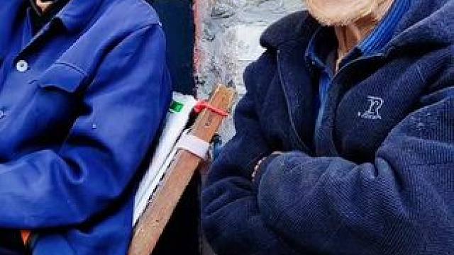 #农村生活#泰安市肥城之行#走进五埠村（3）在农村老家，爷爷奶奶的笑脸是我们最深