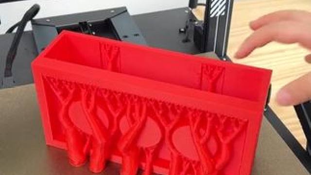 打印了积木收纳盒还是挺好看的~ #3d打印 #玩个很新的东西