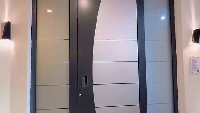 今天我要带大家走进一扇充满魅力的门 #TINNO帝诺系统入户门#别墅门#系统门#偏轴门#苏州