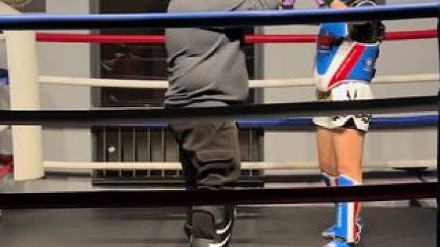 实战是对自己训练的一个总结#泰拳 #格斗 #实战 #泰拳女孩 #女子当自强