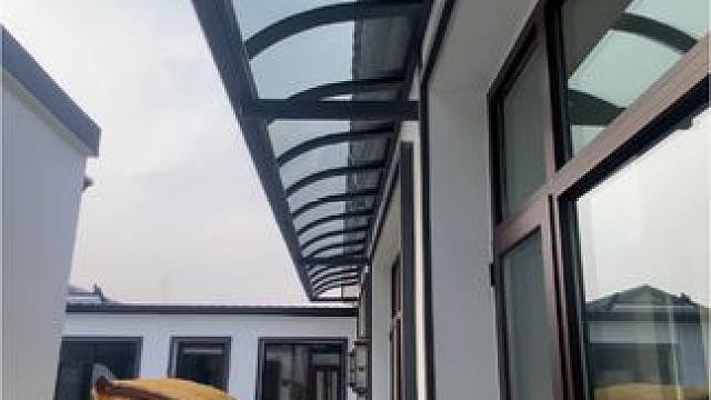 农村旧房改造 雨棚完工效果#旧房改造 #改造小院 #中式庭院