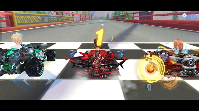 QQ飞车，拿了第二名