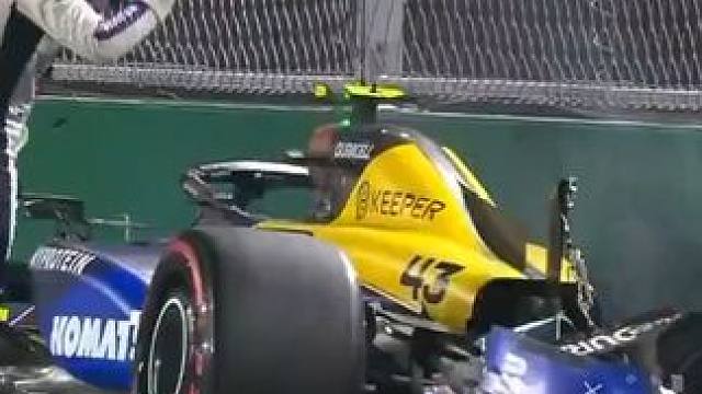 2024F1拉斯维加斯大奖赛，克拉平托Q2上墙 #f1 #方程式赛车 #第一视角 #速度与激情 #f