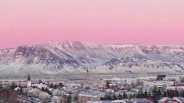 看到这个 就是真的要出发了！ #挪威#特罗姆瑟#晚霞#氛围感#旅游