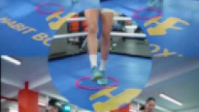 拳击协调性步伐训练#拳击 #格斗 #干货教学 #小敏的拳击馆