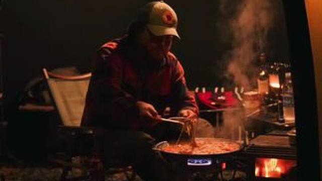 露营吃点热乎的 #露营报告