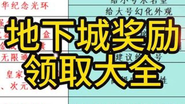 地下城奖励领取大全#DNF #地下城与勇士 #2024DNF嘉年华发布会 #DNF嘉年华不打不相识