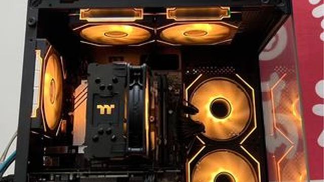 I5 12600KF➕4060TI预算六千黑橙海景房 #diy电脑 上海买电脑，DIY电脑，实体店组