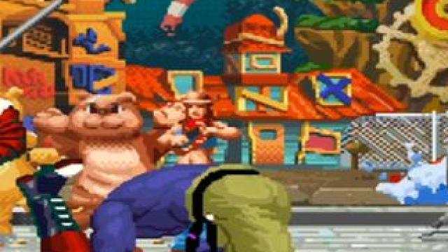 拳皇97：比利追击棍大招硬砸袭来，大门强开超必杀连抓太狠了 #拳皇97 #街机游戏 #格斗游戏 #童