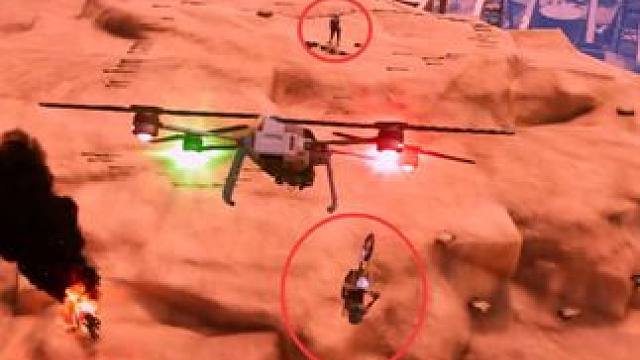 无人机提供视野，火箭筒击杀！ #阳光的吃鸡日常