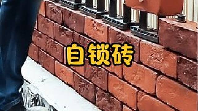 不可思议的“自锁砖”，在砖上掏出两个洞，不用水泥也能砌 #涨知识 #科普一下 #盖房子