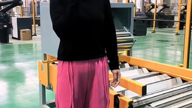 泰安 卸垛机-速度快-稳定安全-成本低#堆垛机 #码垛机器人 #机械手 @面粉@饲料