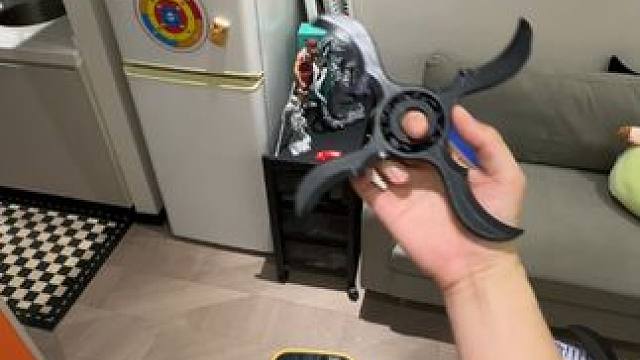 最后一把风魔手里剑是王者~ #有男生会拒绝这个玩具吗 #3d打印 #火影忍者