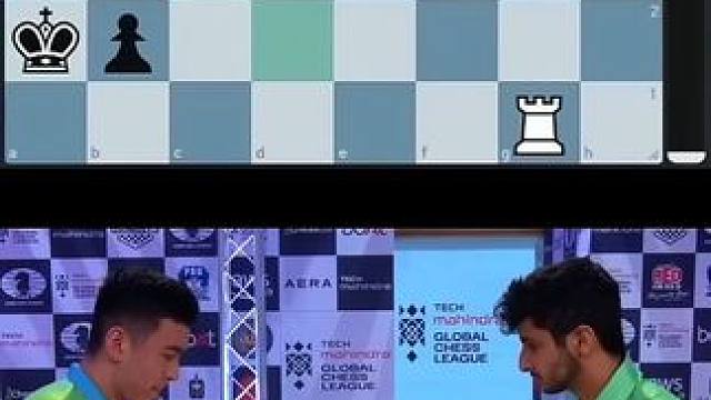 当还有几秒钟的时候，国际象棋♟特级大师-维迪特，对单车杀王也束手无策了！#国际象棋 #下棋的手法和技