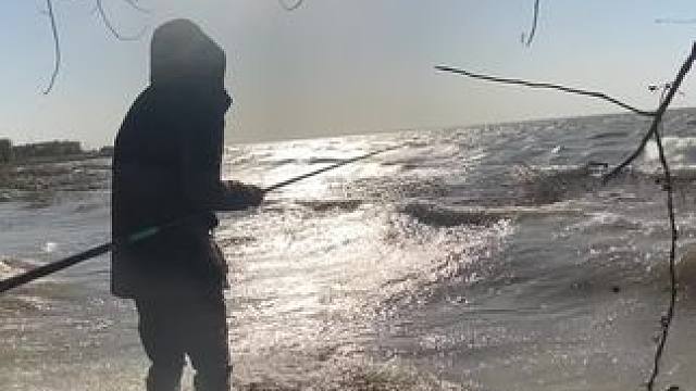 大风大浪出大鱼，尽情的盘大鱼吧！#钓鱼 #钓鱼只有钓鱼人懂 #钓鱼人就是这么疯狂 #钓鱼名场面