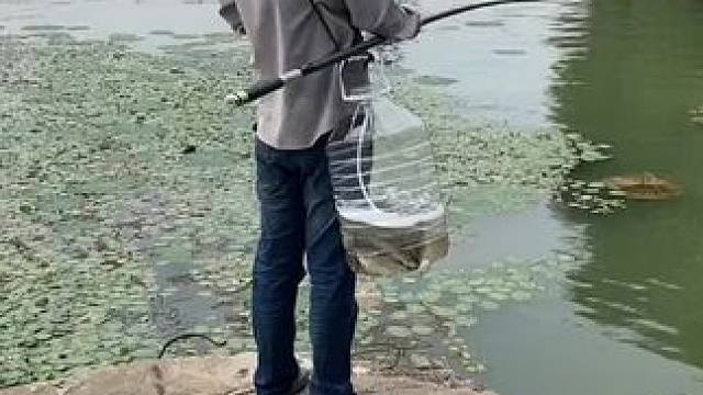 户外钓鱼，用了这个办法再也不怕鱼儿没有氧气用了！还有什么比钓鱼更快乐的呢？#钓鱼 #钓鱼只有钓鱼人懂