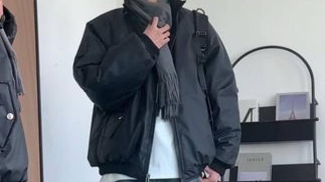 谁能拒绝一件三防的夹棉加厚的皮棉服夹克#男生穿搭 #保暖又好看 #这个冬天不怕冷 #冬季搭配 #去路