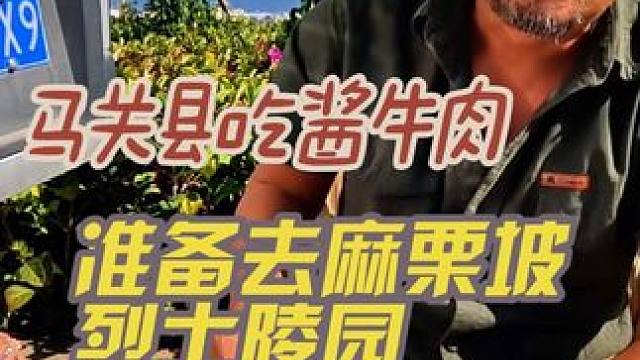 沙和尚在马关吃酱牛肉，准备去麻栗坡烈士陵园，想要建议#自驾游 #户外野餐