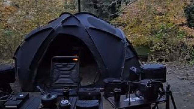 全黑球帐露营 #露营报告