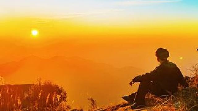 “愿今后每一个冬天，都像这般温柔”#日落