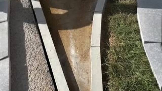 庭院地砖通铺工艺设计。 #庭院地面铺装 #能工巧匠 #施工工艺 #地面装饰 #花园施工