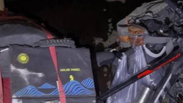 深山老林遇到大狗拦路，尴尬住了不走没有露营走我又害怕被干 #记录真实生活 #骑行vlog #真实户外