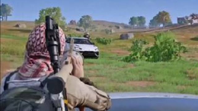 存了两周的素材就这一分钟 #绝地求生 #pubg #一穿四 #摇车