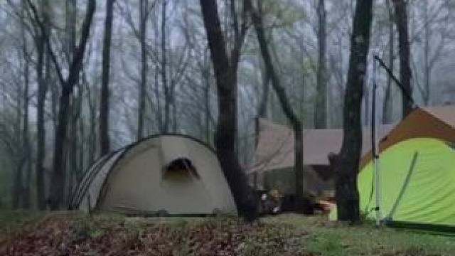 雨天露营 #露营报告