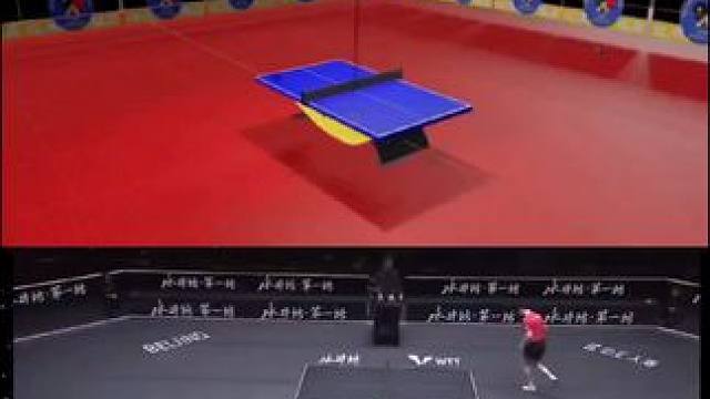 业余乒乓爱好者前后移动预判来球以及区域的界定 #国乒 #乒乓球比赛 #乒乓球教学 #马龙#乒乓球