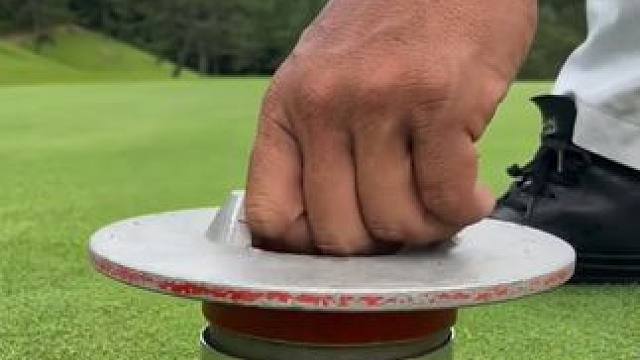 高尔夫⛳️球场的球洞制作和回填过程。 #施工工艺 #高尔夫球场 #体育工程 #解压视频