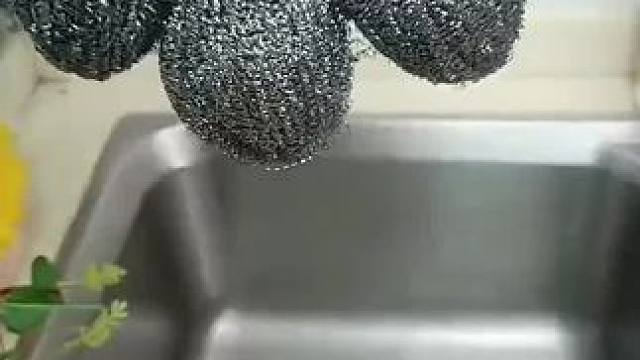 #挂绳钢丝球 #钢丝球 #厨房好物 #钢丝球清洁球厨房用品 #好东西一起分享