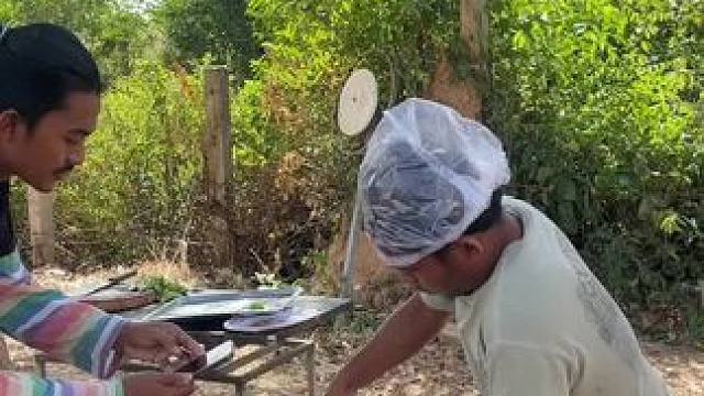 东南亚乡村生活 #农家院农家菜农家生活 #我的乡村生活 #农村美食记录生活 #农村柴火灶 #田园生活