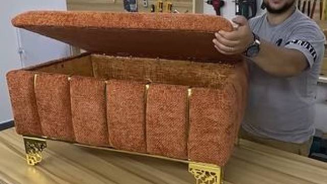 制作精美收纳椅 #是时候展现真正的技术了 #技术活一般人来不了 #dou来休息一下