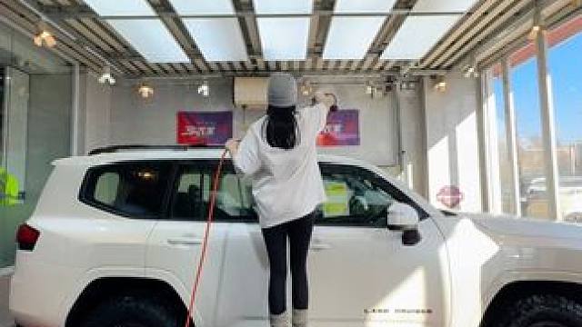 今天给大白搓个澡 搓搓搓哈哈哈哈～#酷路泽LC300