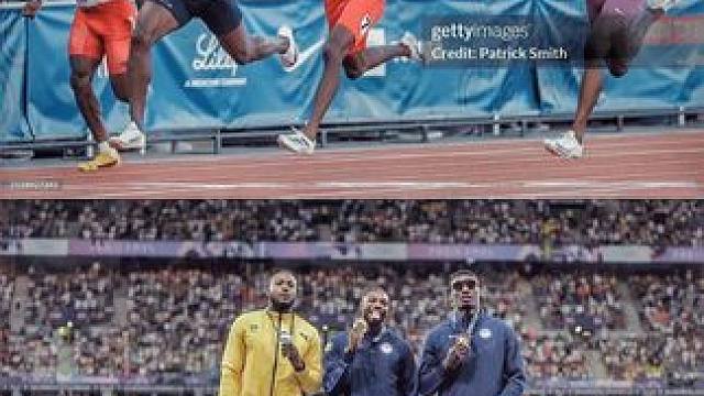 明年东京还会是他们吗#田径 #体育生 #百米短跑 #莱尔斯